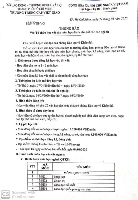 Trường Trung cấp Việt Giao