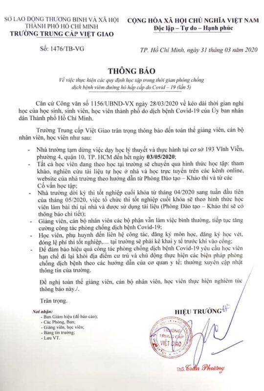Trường Trung cấp Việt Giao
