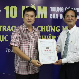 Lễ Kỷ niệm 10 năm Trường Trung cấp Việt Giao là thành viên Hội dạy nghề Tp Hồ Chí Minh và Lễ trao gi...
